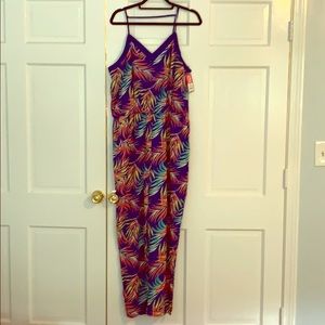 NWT Xhilaration Tropical Print Jumpsuit - XL